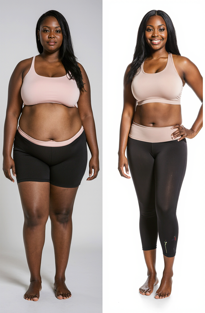 make a woman before and after transformation she lost 25 kg and make a before and after the same y7av2sssyyjm4a96xu07 2